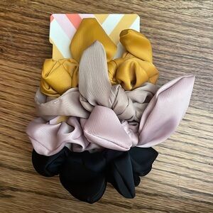 satin scrunchies